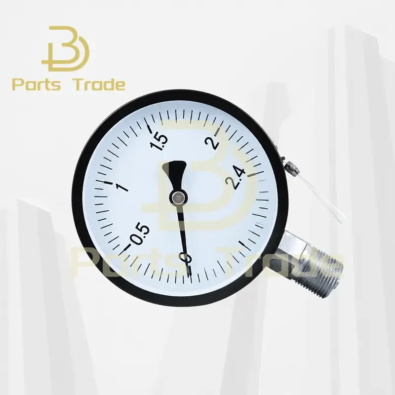 for YA100 Ammonia Pressure Gauge -0.1 to 2.4MPa Positive and Negative Pressure Vacuum Gauge for Refrigeration System Testing