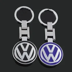 Metal Car Keychain Key Rings Holder Pendant for Volkswagen Bora Touran MK4 Passat Polo Golf Jetta Tiguan Beetle Touareg T-ROC CC