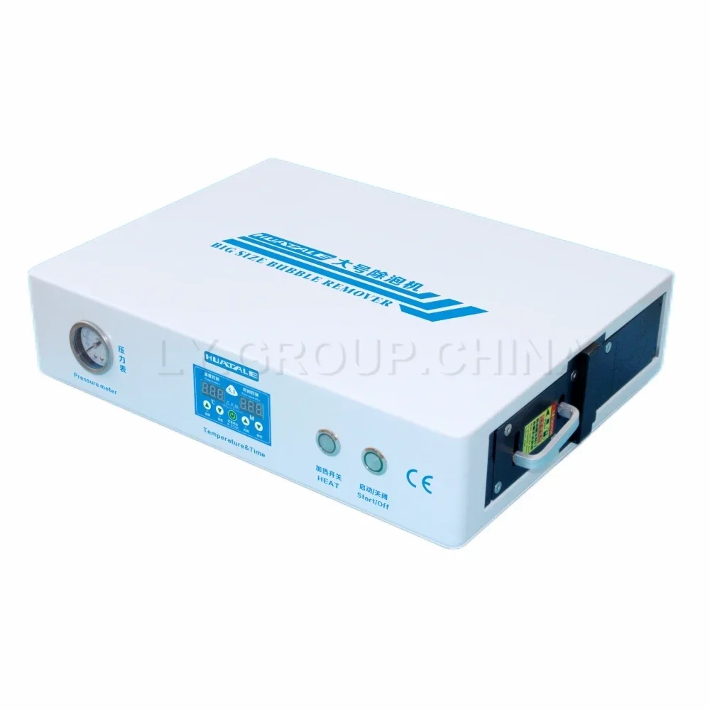 LYBGA HUATALE CP330 حجم كبير ماكس 13 بوصة مزيل فقاعة الهواء آلة LCD عالية الضغط آيفون سامسونج الهواتف المحمولة حافة 220 فولت 110 فولت