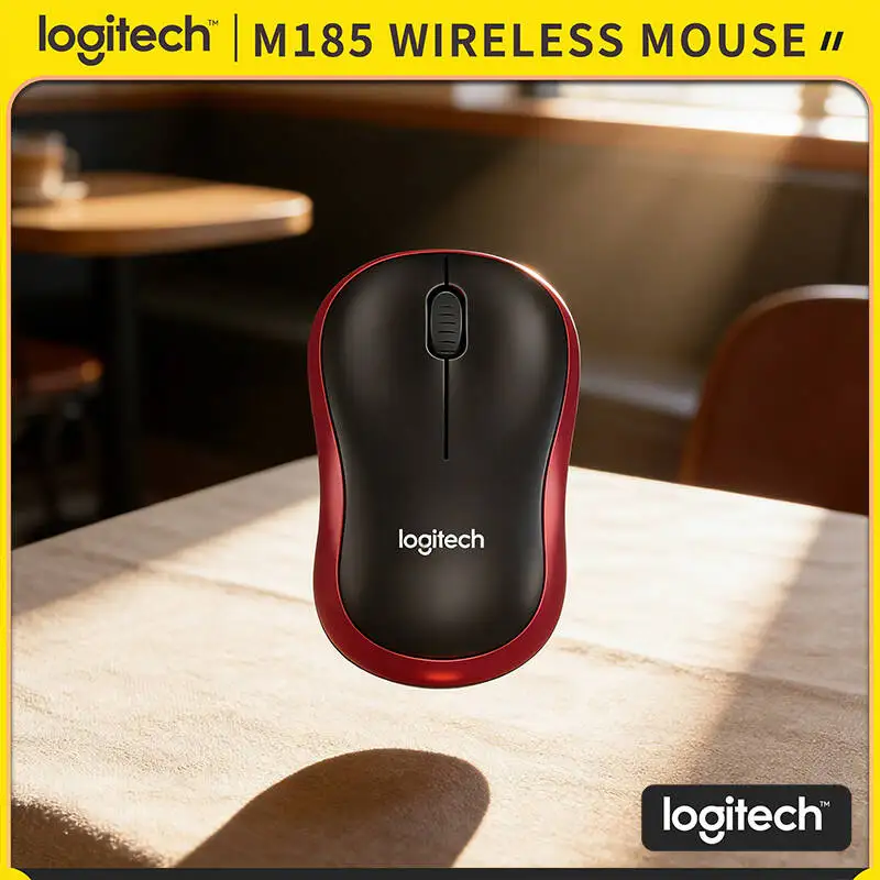 

Надежная беспроводная оптическая мышь Logitech M170 2,4 ГГц с USB-приемником, 1000 DPI, для работы с несколькими устройствами в офисе