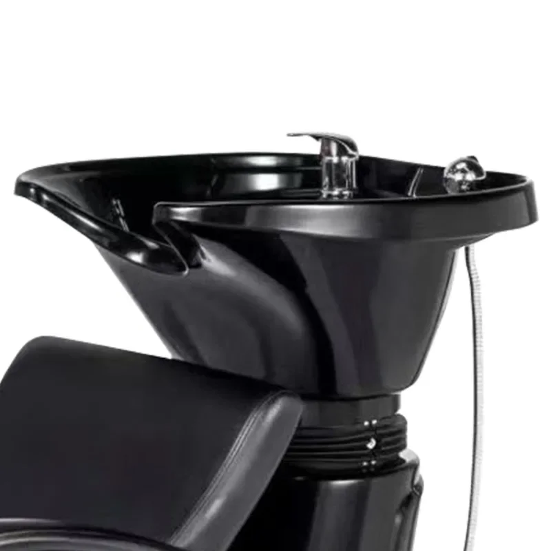 2026 Modern Style Professional Salon Hair Washing Chair Ceramic Shampoo Bowl Basin Chairs for Barber Shop Use