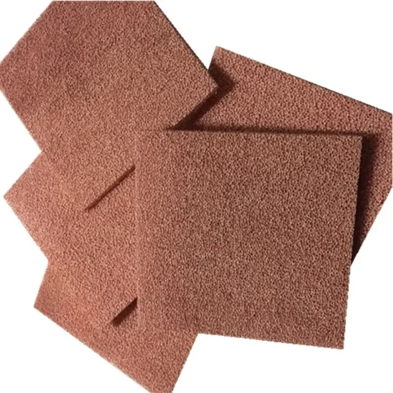 0.5-6 Mm Thickness Copper Foam Electrode Sheet