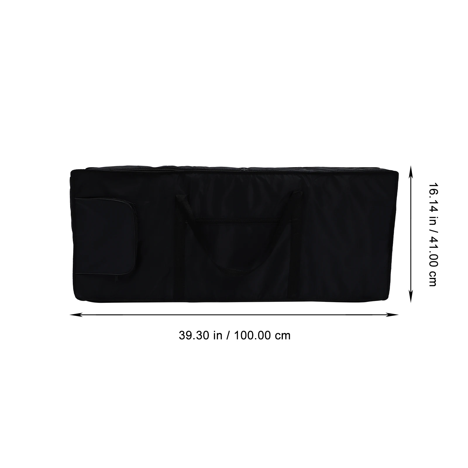 

61 Keys Electronic Piano Oxford Cloth Keyboard Bag Black Waterproof Durable Storage Case Musical Instrument Protection
