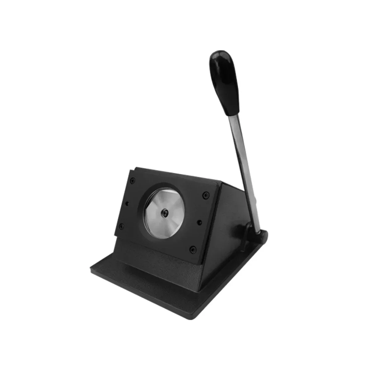 2025 Macchina per la stampa di badge rotondi manuali in metallo Macchina per la produzione di badge per bottoni di dimensioni americane