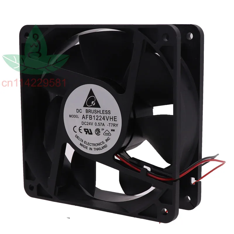 Nuovo per ventola di raffreddamento Inverter Delta AFB1224VHE 24 v0.57a 12cm 12038 originale 2 linee