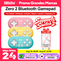 8BitDo Zero 2 for Nintendo Switch 2 Controller Gamepads PC Switch Steam Windows 10 11 Android Raspberry Pi macOS Gaming Controle