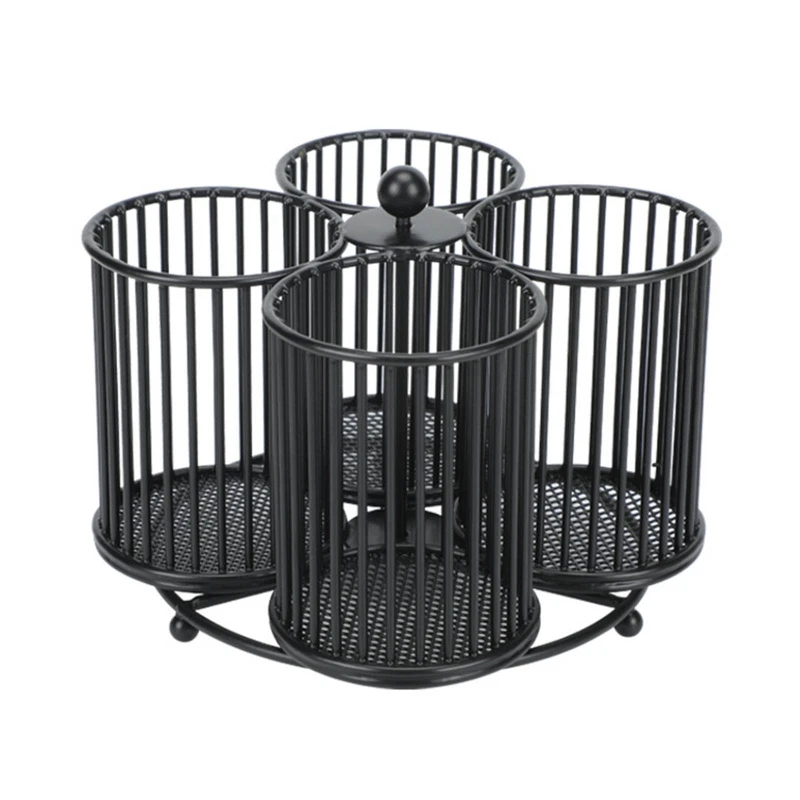 Büro-Schreibtisch-Organizer, rutschfeste Basis, Make-up-Pinsel-Organizer für Küche und Badezimmer