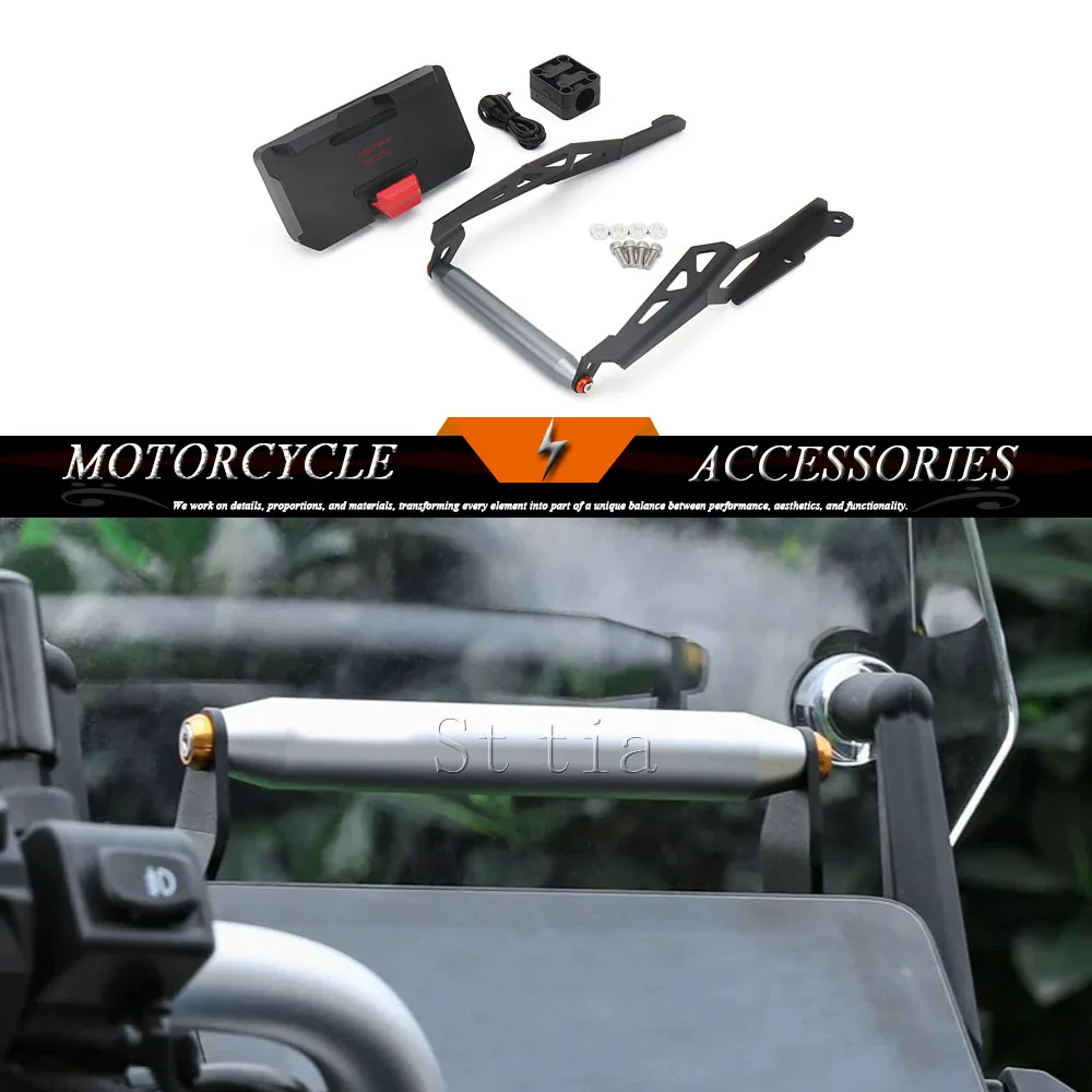 

Новые аксессуары для мотоциклов, GPS-держатель для телефона, навигационный кронштейн, подходит для CF MOTO CFMOTO 800MT 800mt 800 MT 2023