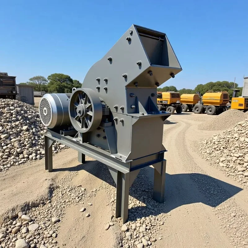 

(Customized for Sea Shipping) Glass Beer Bottle Hammer Crusher, Stone and Construction Waste Crusher, Export Hollow Brick Crushe