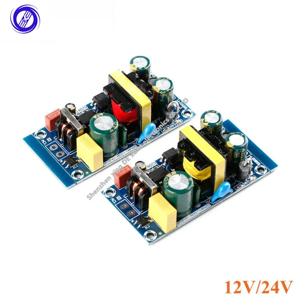 AC-DC AC 100-265V to DC 12V 24V Power Supply Module Board 1A Switching Bare  Isolated Switch