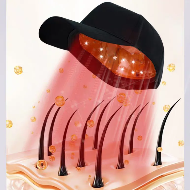Laser Hair Growth Cap 96 Diodes Laser Hair Restore Enhance Cap Red Light Caps for Men Woman Hair Growth Products