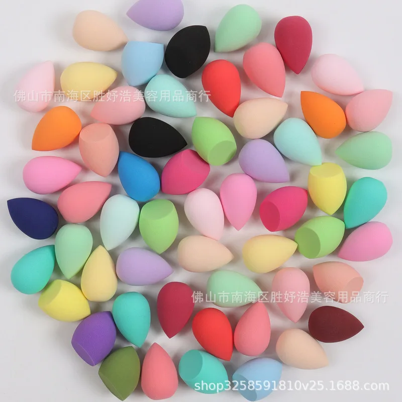 إسفنجة تجميل على شكل قرع، أداة تجميل فائقة النعومة مقاومة للتلطيخ للنساء والفتيات للاستخدام الرطب والجاف