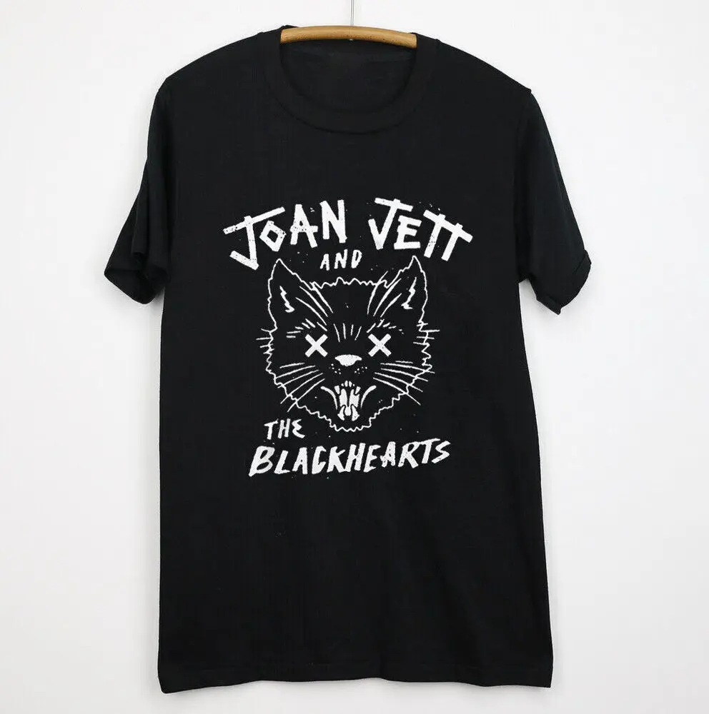 Vtg Joan Jett and The Blackhearts Heavy Cotton Black Unisex Shirt