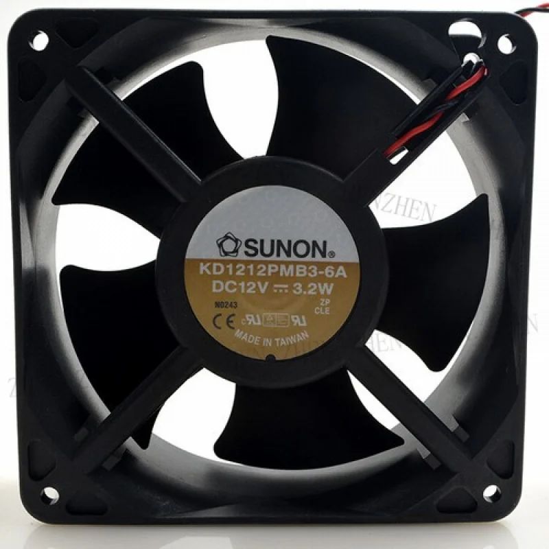 

Y 1pcs FOR SUNON KDE1212PMB3-6A 12V 3.2W 12038 12CM 3-wire cooling fan