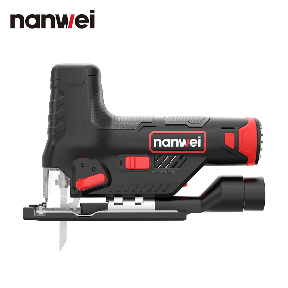 Nanwei Mini Cutting Machine 12V Jig Saw Household Electric Saw Multifunctional Reciprocating Saw for Woodboard Drawing