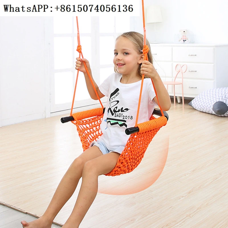 

U-shape Children Swing Indoor Outdoor Baby Home Courtyard Rope Net Seat Hanging Chair Playground Equipment