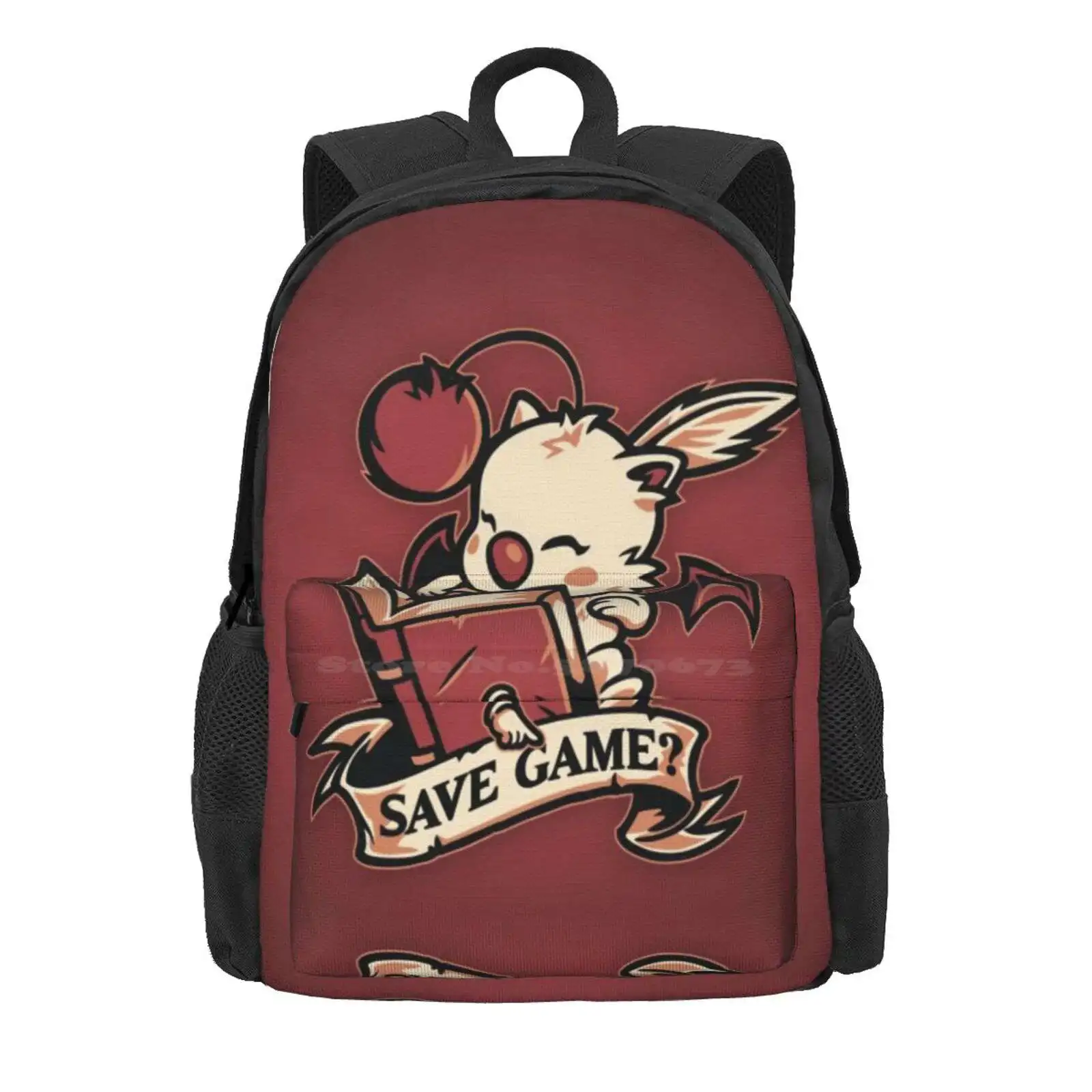 Mogu Book Hot Sale Schoolbag Backpack Fashion Bags Moguri Book Save Game Anime Manga Fantasy Kawaii Funny