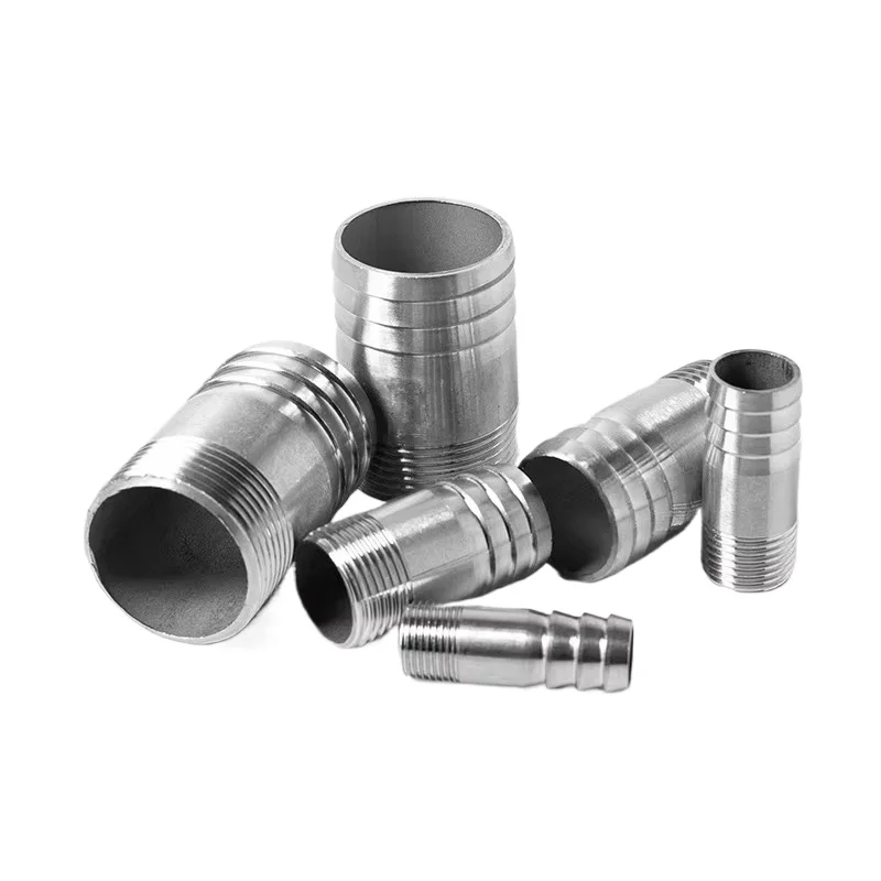 تركيب خرطوم من الفولاذ المقاوم للصدأ 304 مع خيوط خارجية ممتدة على طراز باغودا لموصلات الخرطوم المطاطية #2