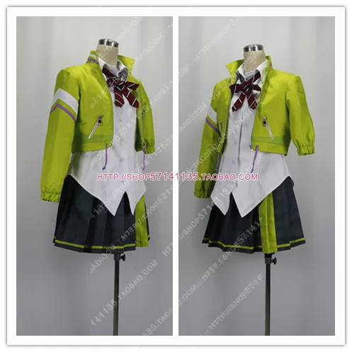 Eme jogo projeto sekai colorido palco hinomori shiho cosplay traje festa terno casaco camisa saias uniforme de halloween feito sob encomenda