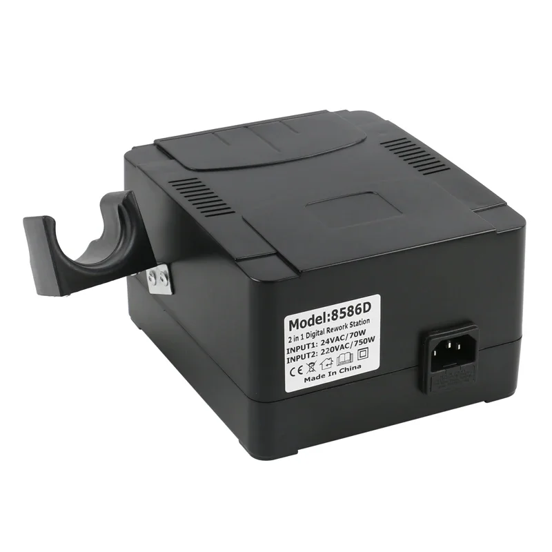 2 IN 1 8586D LED Soldering Station Hot Air Gun Rework Station Electric Soldering Iron Digital For Phone PCB IC SMD BGA Welding