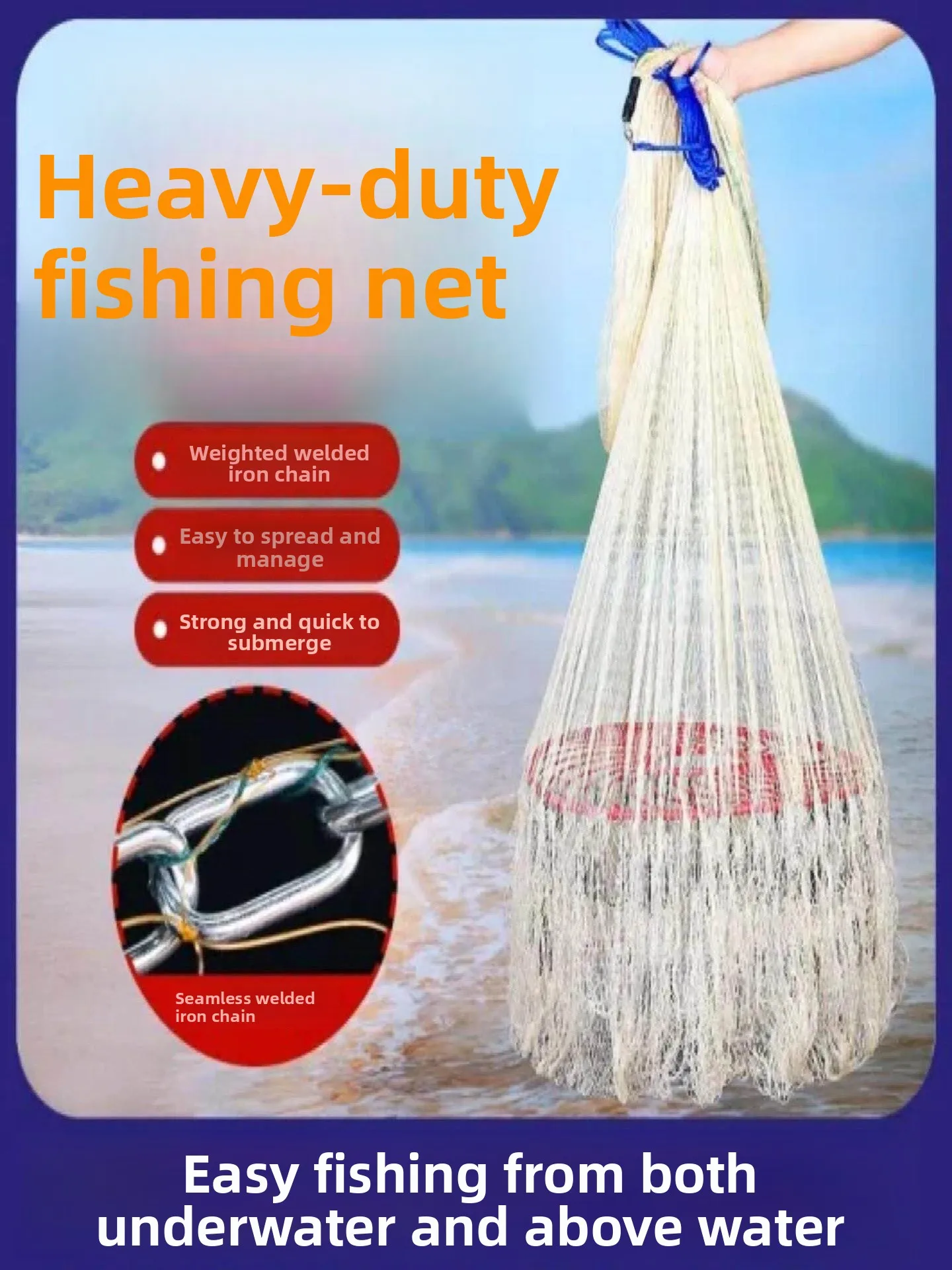 traditional-throw-type-fishing-net-wear-resistant-strong-old-style-river-fishing-hand-sown-net-durable-monofilament-line