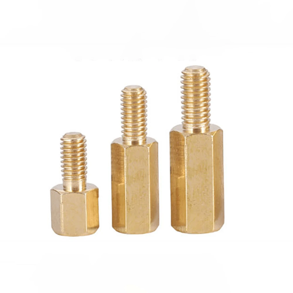 Board Computer Case brass Column Double-way Hexagon Copper Column Isolation Column Nut Hollow Main Machine Stud Copper Stud M3