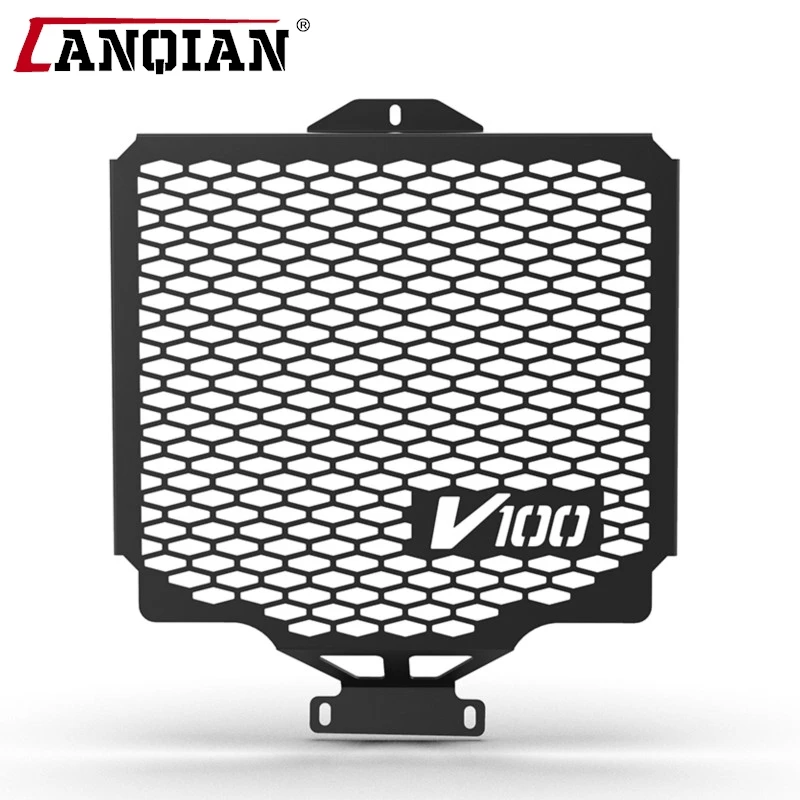 

V100 S For Moto Guzzi V100 Mandello V100S 2022- 2024 2025 2026 Motorcycle CNC Radiator Grille Guard Cooler Cover Protection