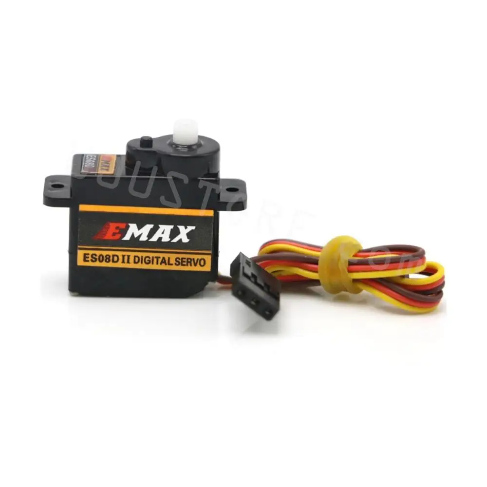1/2/4PCS EMAX ES08D II 9g Plastic Micro Analog Servo for RC Helicopter Airplane RC Quadcopter