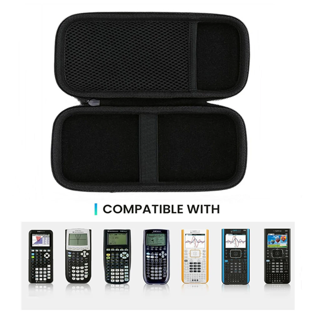 EVA Hard Graphing Calculator Case Shockproof Travel Bag for Texas Instruments TI-84 Plus CE/TI-84 Plus/TI-Nspire CX II CAS