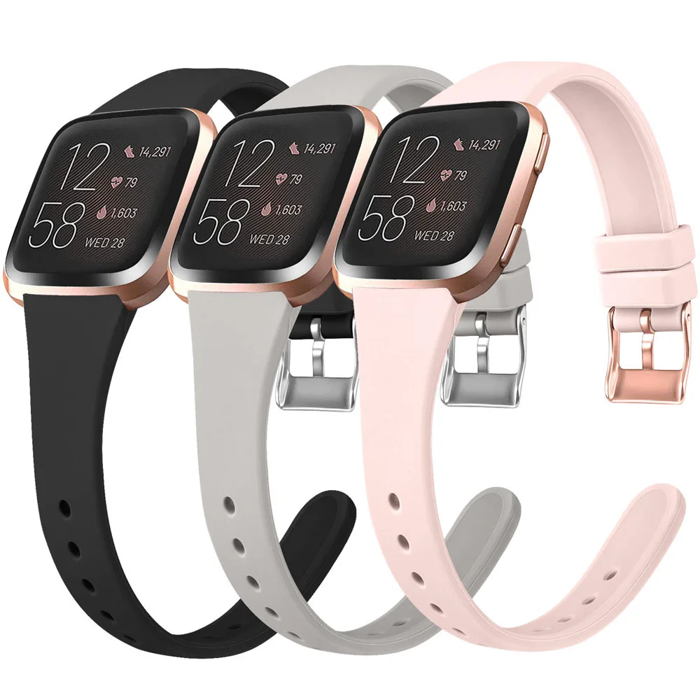 

Soft Silicone Strap For Fitbit Versa 1/Versa 2/Versa Lite Band Watchband Sport Bracelet For Fitbit Versa 2 1 Lite Wristband