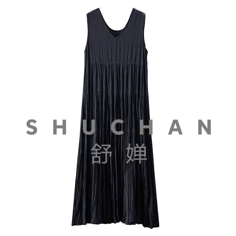 

Платье-майка Tank Dress Penny Sense в обтягивающем французском стиле, жатое, без рукавов, женское, 57B2, Vestidos Elegantes Para Mujer