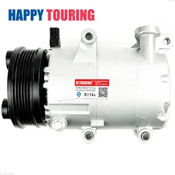 CAR AC Compressor VS16 PV5 for FORD FOCUS II C-MAX 1.8 2.0 1333042 3M5H19D629RC 6M5H19D629AB 3M5H19497BD 3M5H19D629RF 1490495