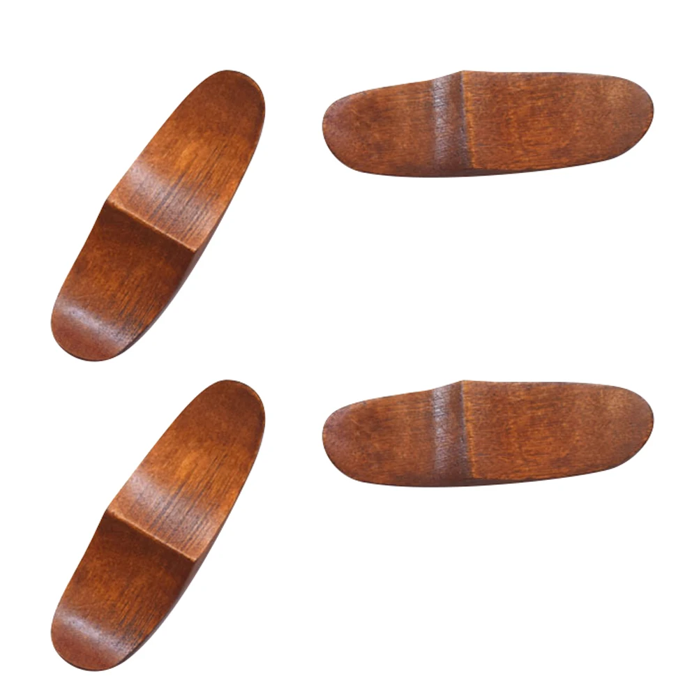 

4 Pcs Chopstick Holder Wooden Stand Kitchen Chopsticks Spoon Rest Rack Japanese Reusable