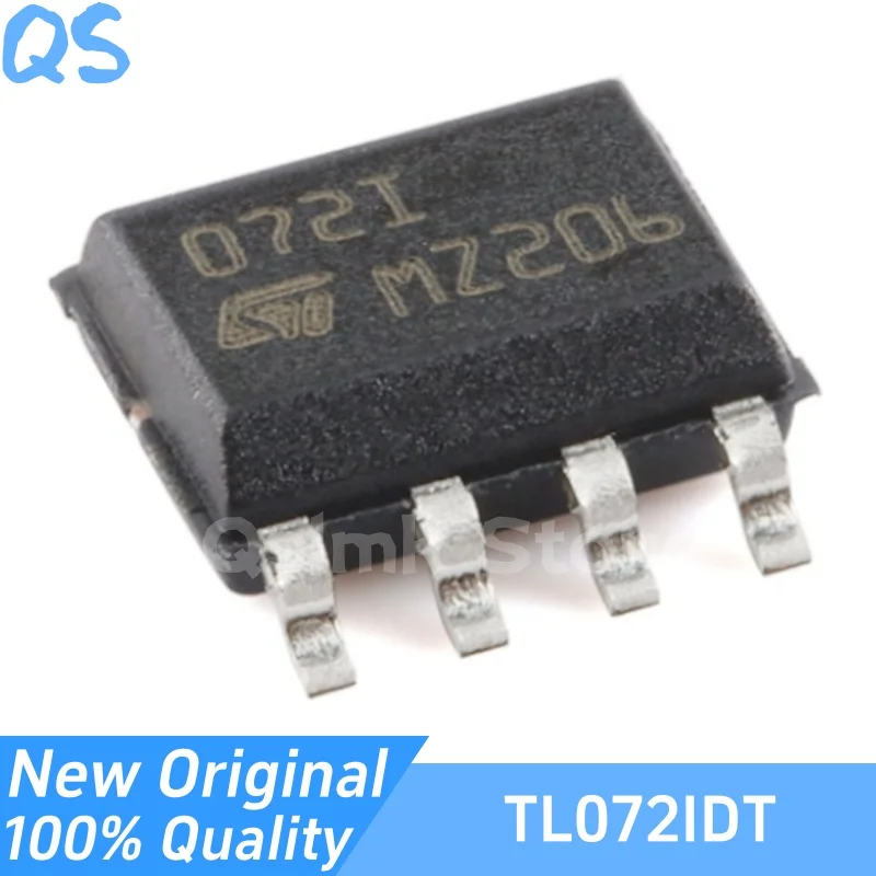 

New Original TL072IDT 072I SOP-8 JFET Input Dual Channel Operational Amplifier Chip Low Input Bias Current