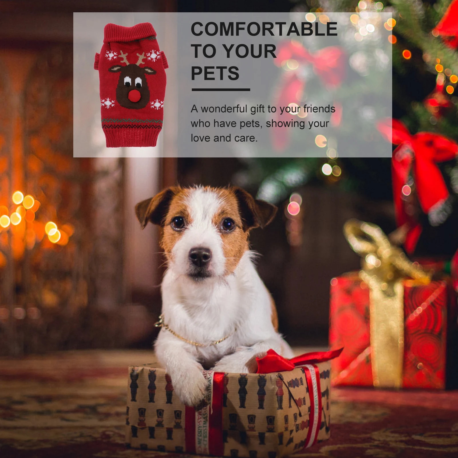 

Coat Pet Sweater Christmas Dog Clothes Warm Coats for Small Dogs Puppy Clothing