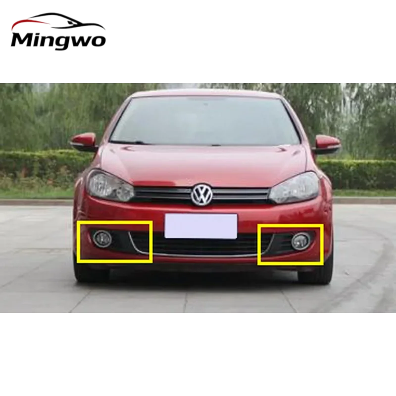 2x Für VW GOLF 6 MK6 2008-2013 Vordere Stoßstange Nebelscheinwerfer-Abdeckung Umrandungsgitter Links & Rechts