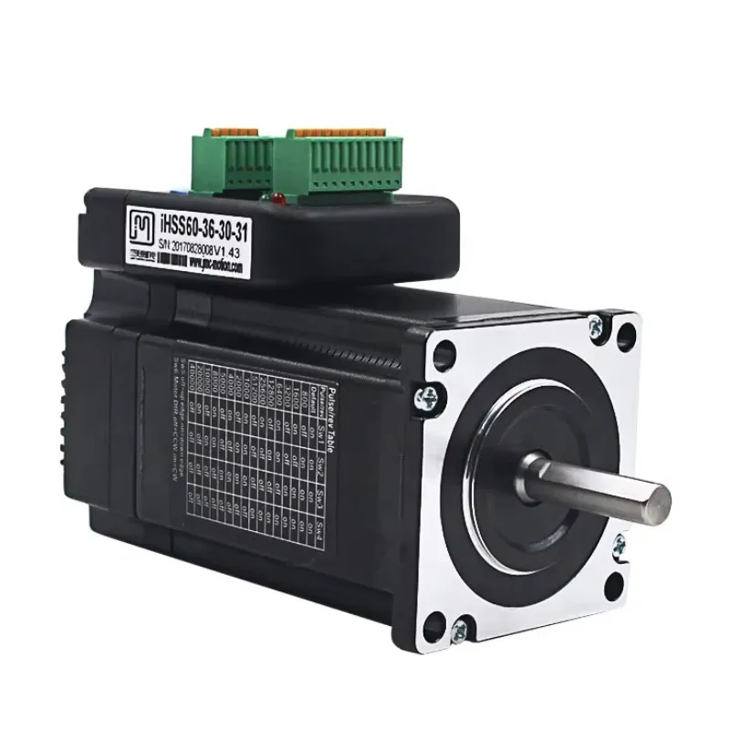 Hot Sale 3 N.m Nema 24 36V Integrated Stepper Motor with 1000 Lines Incremental Encoder for 3D Printer IHSS60-36-30