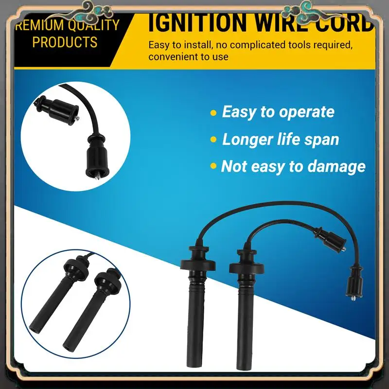 M45K-2 шт. набор шнуров зажигания для свечей зажигания для Mitsubishi Lancer 1.6L MD365102