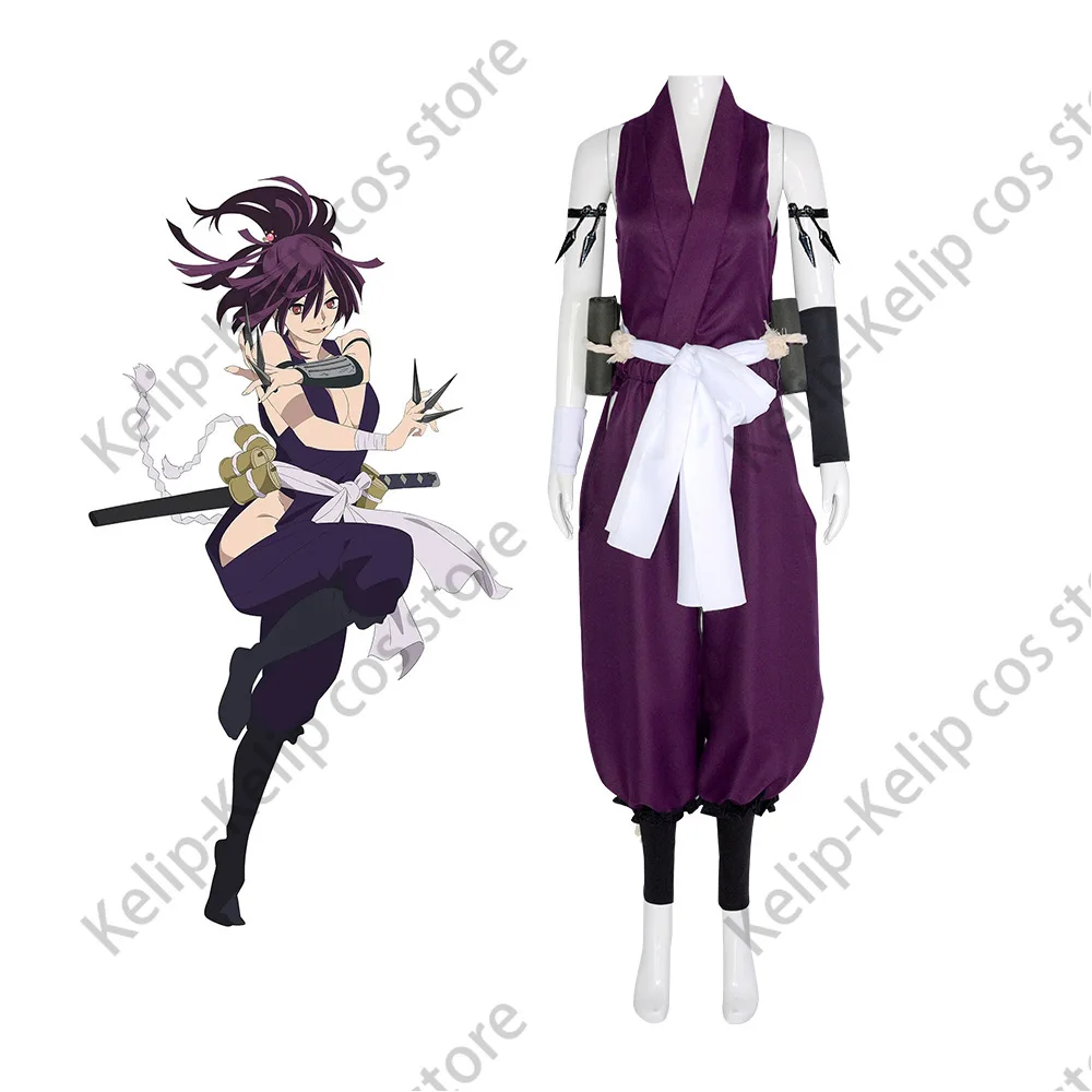 Anime Yuzuriha Jigoku Raku Jigokuraku Hell's Hells Paradise Cosplay Costume Wig Ninja Uniform Hallowen Carnival Party Suit