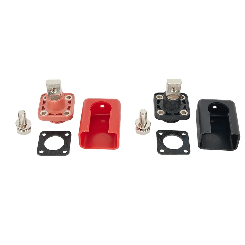 

Post Terminal Post Storage Materials Red+Black Terminal Battery 200A All Copper Connector Durable Energy High Quality