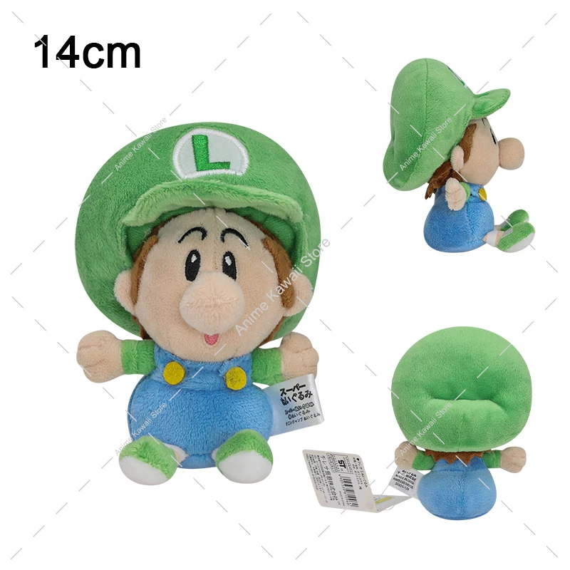 Nowy Mario Bros pluszowa zabawka dziecko Mario Luigi Waluigi Wario miękka wypchana lalka zabawki prezent urodzinowy dla dzieci