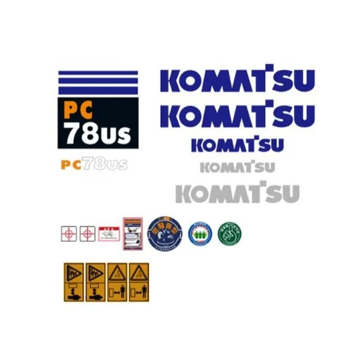 

For Komatsu PC60-7 PC40MR-1 PC40MR-2 Sticker PC40-6 PC40-7 PC55MR PC60-6 PC60-7 PC60-8 PC70-7 PC70-8 PC78-6 Sticker Excavator