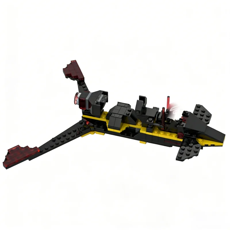 173 elementy MOC Kosmiczny Blacktron I model B remake Klocki konstrukcyjne Architektura Pomysł na prezent świąteczny Zabawka z klocków Edukacja Urodziny