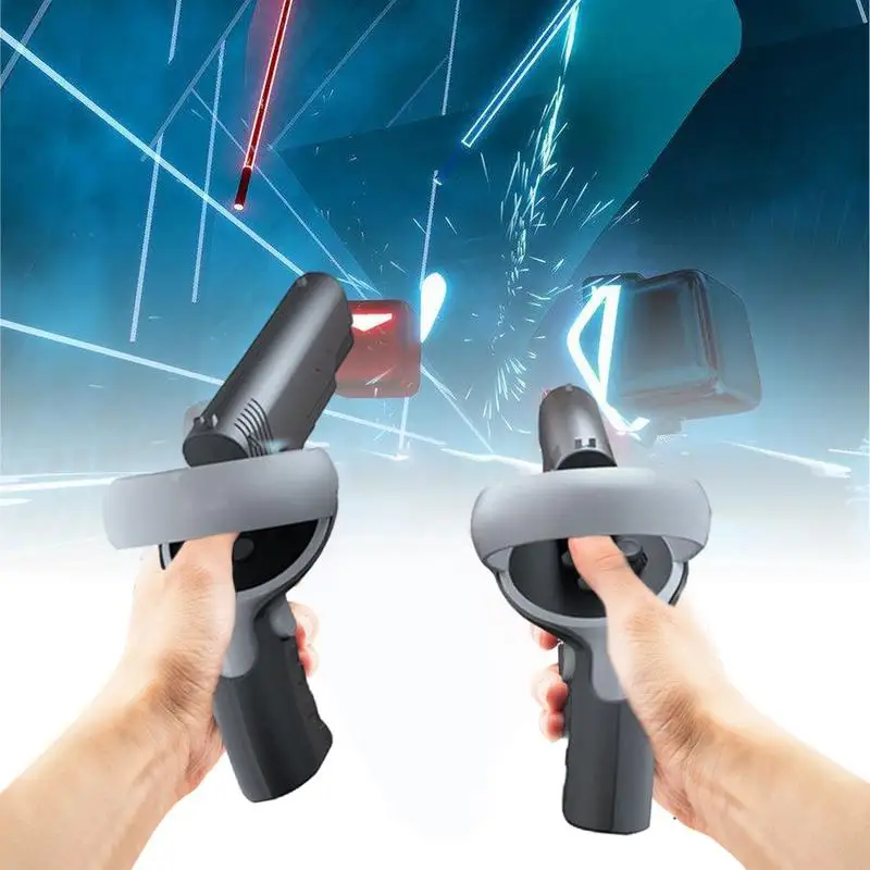 VR Controller Shooting Handle Grip Games Shooter Ocu-lus Qu-est2 Enhanced Gam-ing Experience VR Accessories For Vr Home Gamers