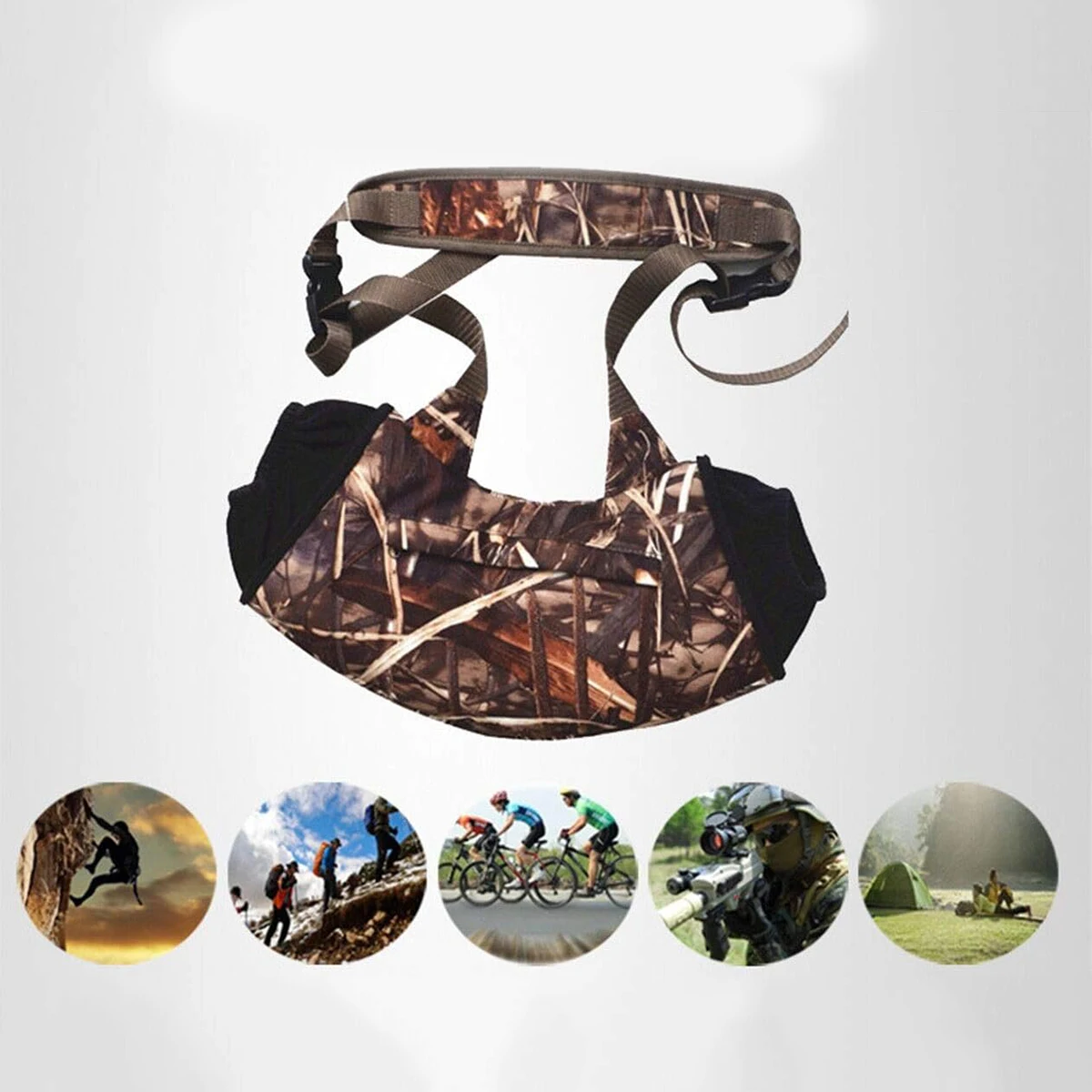 Unisex Thickening Hand Muff Pak Warmer for Fishing Camping Winter  Outdoor Camouflage Hunting Neck Hanging Thermal Hand Warmer