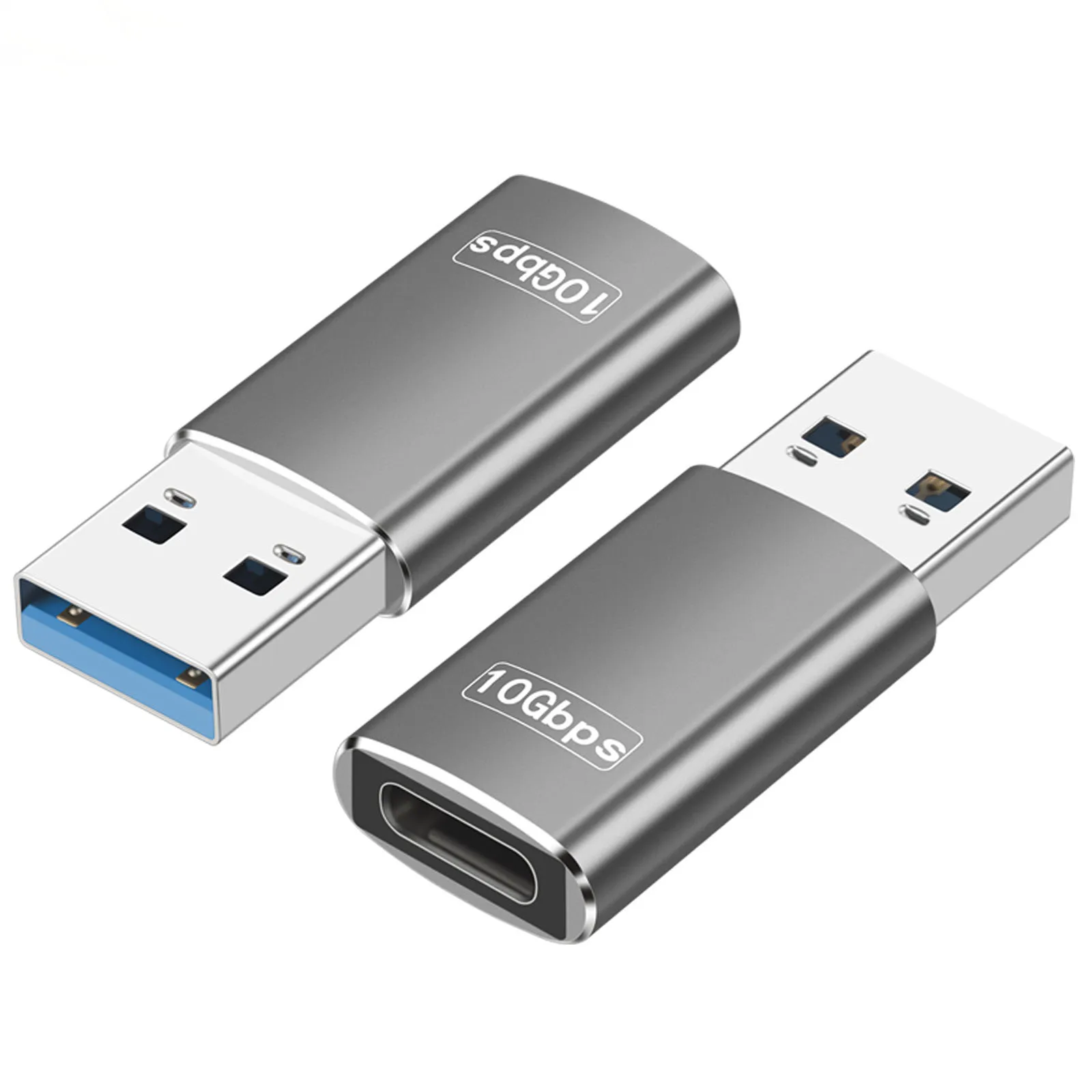 USB ذكر إلى Type-C شاحن أنثي مزدوج الوجهين 10Gbps عالية السرعة نقل البيانات تمديد كابل Usb 3.2A إلى C محول