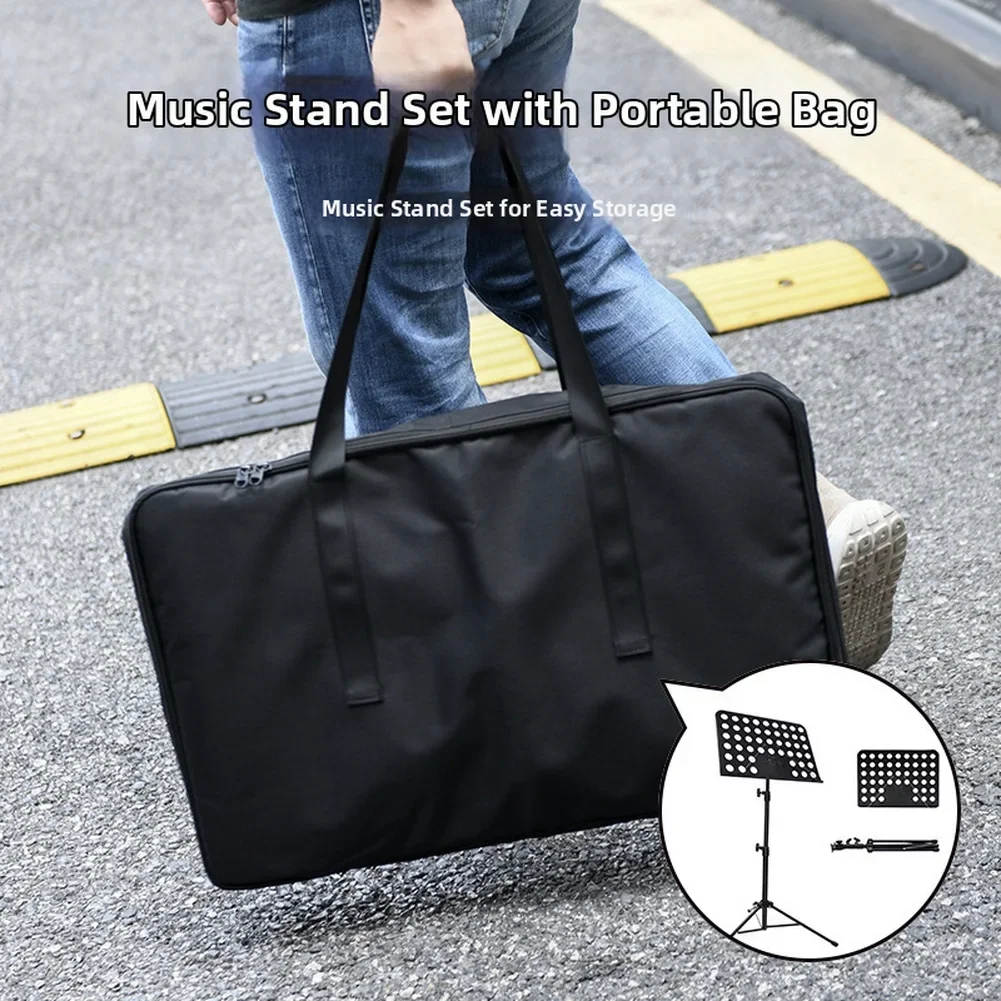 

Стильная нейлоновая сумка-чехол для музыкальной подставки, с креплением на штатив, для хранения и переноски, защитный чехол для музыкантов