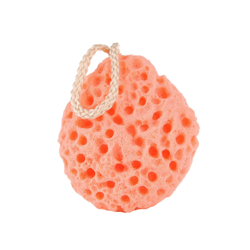 3Pcs Children Bath Sponge Fruit Shape Soft Shower Sponges Exfoliating Massage Body Scrubbers for Tender Skin Bath Sponge