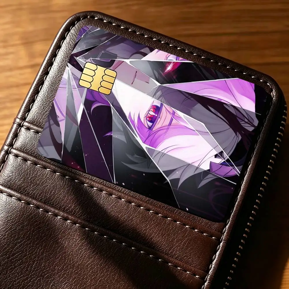 D-Durin Genshin Impact   Credit Card HD Stickers Small Chip Waterproof Sticker Game Card Decal Gift