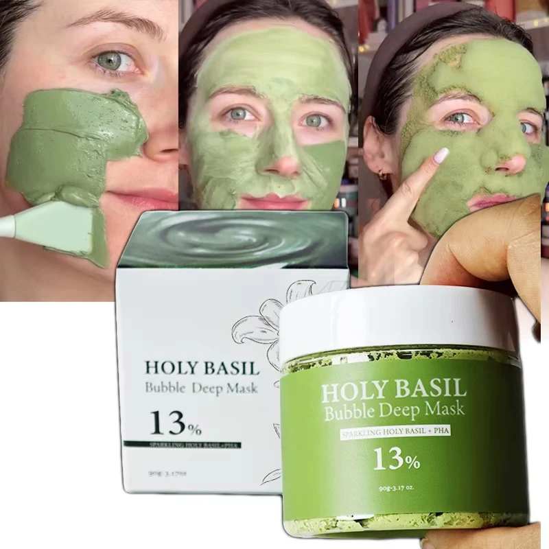 

Bubble Deep MaskHerbal Mud Mask for Deep Cleansing, Moisturizing, and Skin Purification Green Clay Carbonic Acid Bubble Deep por